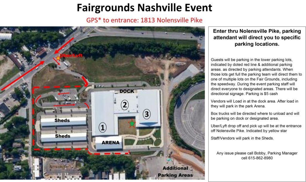 Fairgrounds Parking Map